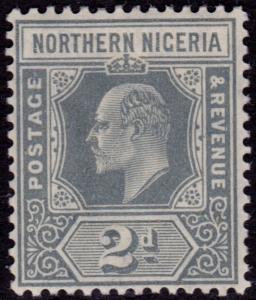 Northern Nigeria 30 Unused VLH - KE VII 2p gray (1910)