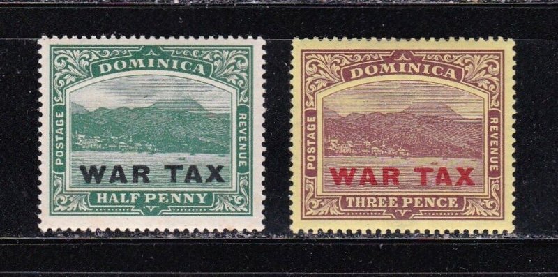 Dominica stamps #MR3 & MR4, MH & MNH