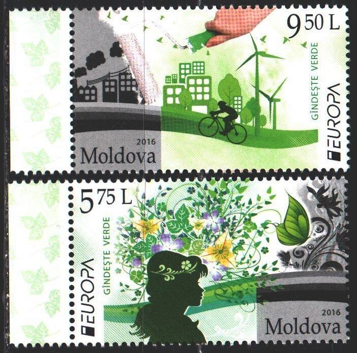 Moldova. 2016. 948-49. Ecology, Europe-sept. MNH.