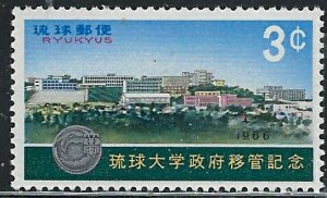 Ryukyu Is 145 MNH 1966 issue (fe7607)