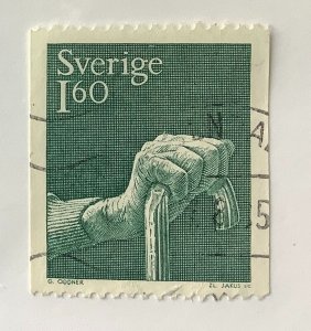 Sweden 1980 Scott 1322 used - 1.60kr,  Care, holding a cane