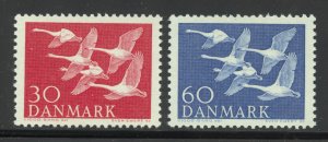 Denmark Scott 361-62 MNHOG - 1956 Northern Countries Issue - SCV $3.35