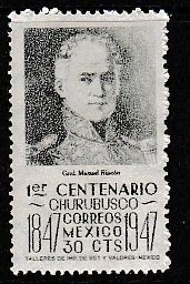 Mexico 1947 Scott 834 General Manuel Rincon MNH