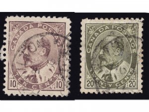 Canada Scott 93 & 94 Used Lot AB9012