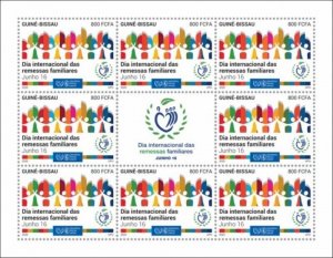 Guinea-Bissau - 2020 Family Remittances - 8 Stamp Sheet - GB200417c1