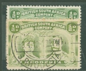 Rhodesia (1890-1923) #101-101a Unused