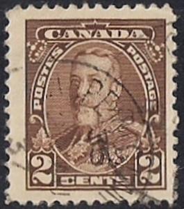 Canada #218 2cent King George 5, F-VF used