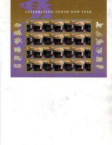 New Year of the HorseF Forever US Postage Sheet #4846 VF MNH