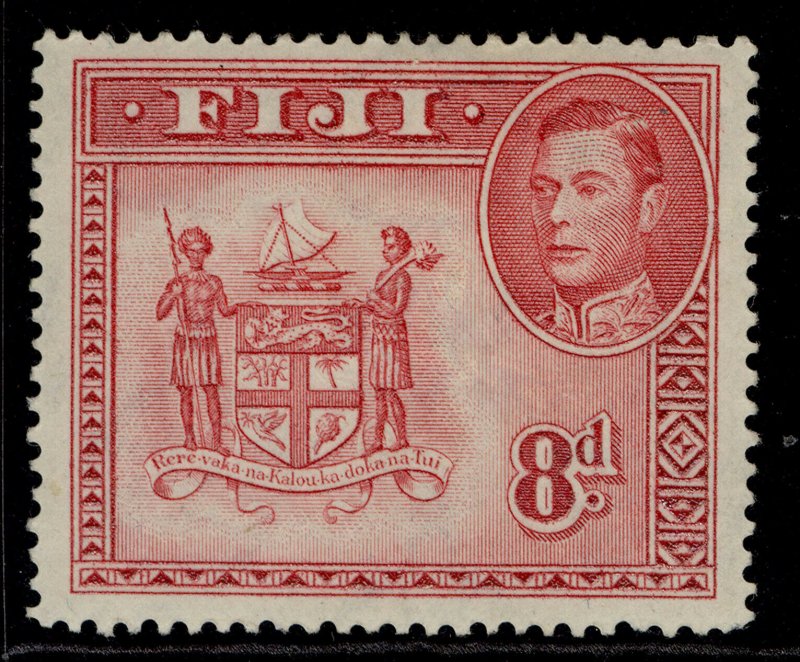 FIJI GVI SG261c, 8d carmine, M MINT.