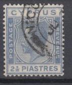 Cyprus - 1925 KGV 2 1/2pi  (8720)