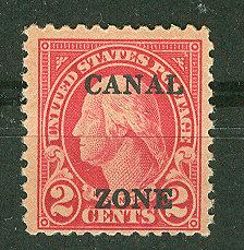 Canal Zone # 84  2c Washington  (1) Mint NH