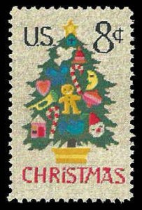 PCBstamps   US  #1508 8c Christmas - Needlepoint, MNH, (14)