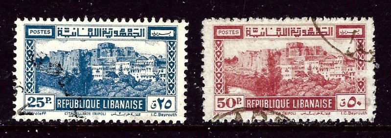 Lebanon 179-80 Used 1945 issues    (ap4312)