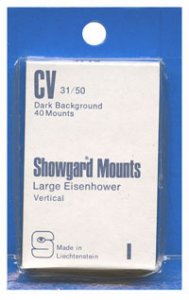 Mounts Showgard, CV, 31/50mm (40ea. Black) (00513B)