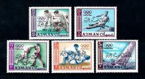 [93942] Ajman 1965 Olympic Games Gymnastics Judo Arabic OVP MNH