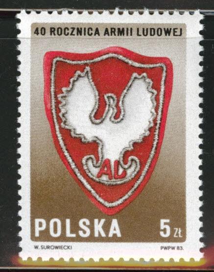 Poland Scott 2602 MNH** 1983 People's Army