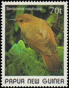 Papua New Guinea  #716a-719, Complete Set(5), 1989, Birds, Never Hinged