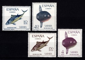 Spanish Sahara 1966 Stamp Day, Set [Mint]