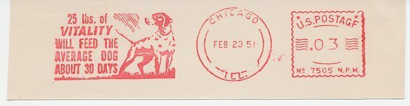 Meter cut USA 1951 Dog