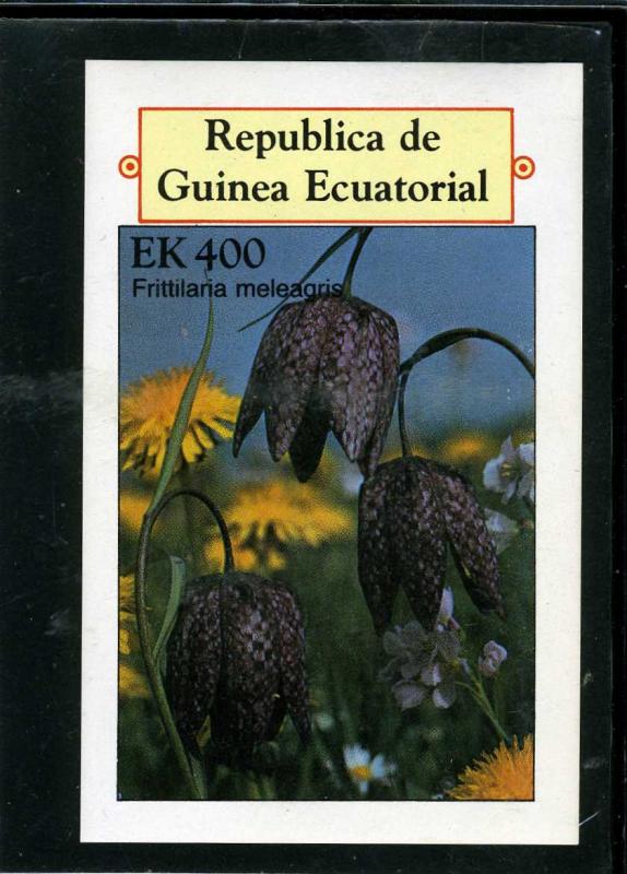 Equatorial Guinea 1977 MOUTAIN FLOWERS s/s Imperforated Mint (NH)