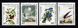 Mauritania stamps #C238 - 241, MH OG,  complete topical set, Birds