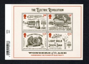 MS4561a 2021 Electric Revolution miniature sheet barcode UNMOUNTED MINT
