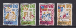 Faroe Islands  #86-89 cancelled  1982 medieval ballad scenes