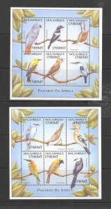 BIRDS - MOZAMBIQUE #1579-80  MNH