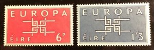 Ireland Scott# 188-189 VF NH Unused set Europa Cat. $6.75