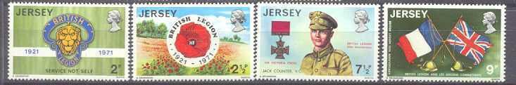 Jersey 26-29 MNH Liberation SCV5