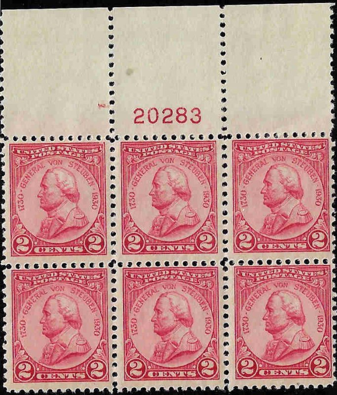 689 Mint,OG,NH... Plate Block of 6... SCV $25.00