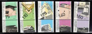 ISRAEL Scott 1044-1048 MNH** 1990 set with tabs