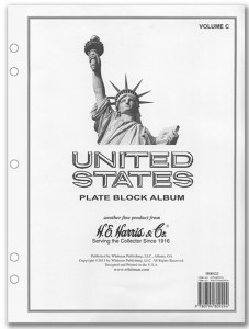 HE Harris USA Plate Block ALBUM Part C 1989-2019 TRADITIONAL BINDER & PAGES