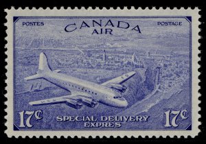 CANADA GVI SG S16, 17c ultramarine, M MINT.