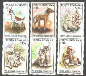 1994 Romania 5055-5060 Fauna - Pets