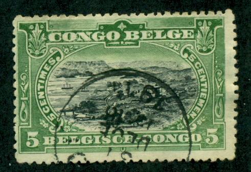 Belgian Congo 1910 #45 U SCV(2020)=$0.25