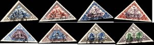 Lithuania #C63-C70, Complete Set(8), 1933, Used