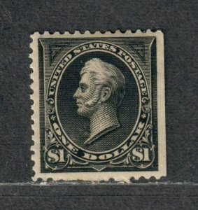 US Sc#276 M/HH/VF, Hinge Remnants Natural Straight Edge, Cv. $600