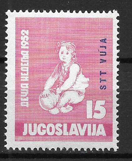 Trieste Zone B 60 Children's Week set MNH