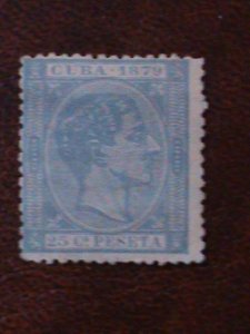 ​CUBA-1880-SCF#91-KING ALFONSO XII -MH -VF-144 YEARS OLD WE SHIP TO WORLDWIDE