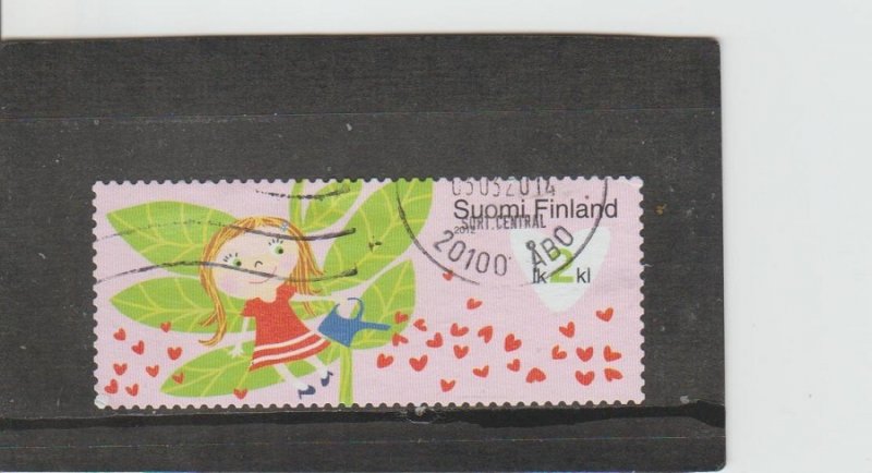 Finland  Scott#  1391b  Used  (2012 Girl with Watering Can)