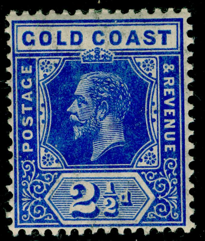 GOLD COAST SG76, 2½d bright blue, VLH MINT. Cat £15.