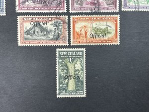 NEW ZEALAND # O76-O86--USED-COMPLETE SET---OFFICIAL---1940