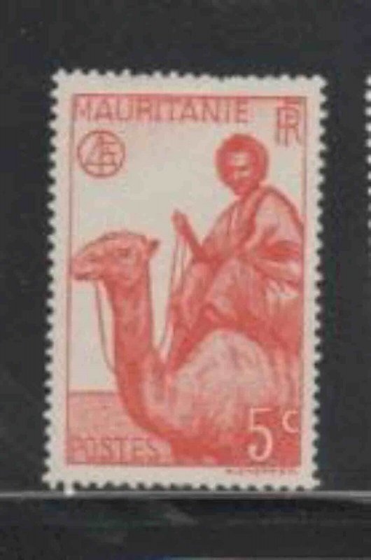 MAURITANIA #79 1938 5c CAMEL RIDER MINT VF LH O.G