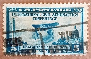 United States #650 5c International Aeronautics Conference USED (1928)