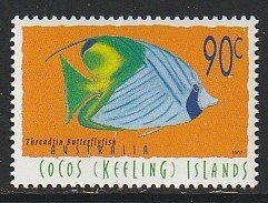 1997 Cocos Islands - Sc 311 - MH VF - 1 single - Fish