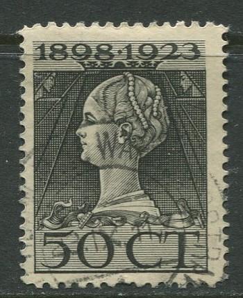 Netherland - Scott 131 - Queen Wilhelmina -1923- Used - Single 50c stamp