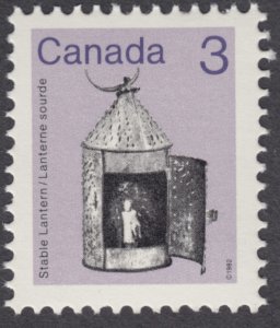Canada - #919a  Artifacts - Lantern, Perf. 13 x 13.3 - MNH