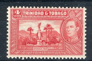 TRINIDAD TOBAGO; 1938 GVI Pictorial issue Mint MNH Unmounted Shade of 4c.