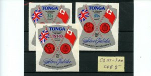 TONGA #C117 to 119 MNH  Cat $8 stamps